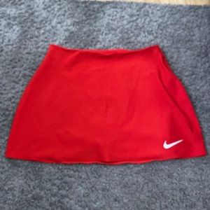 Red Nike tennis Skirt